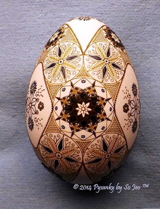WIP Ukrainian Easter Egg Batik Art Pysanky By So Jeo